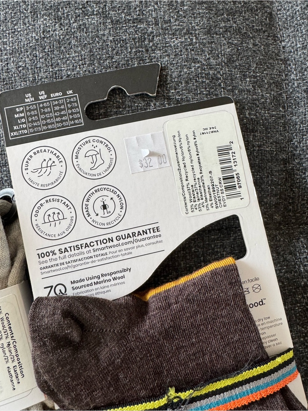 Smartwool sock (2 pairs) - Picture 4 of 4